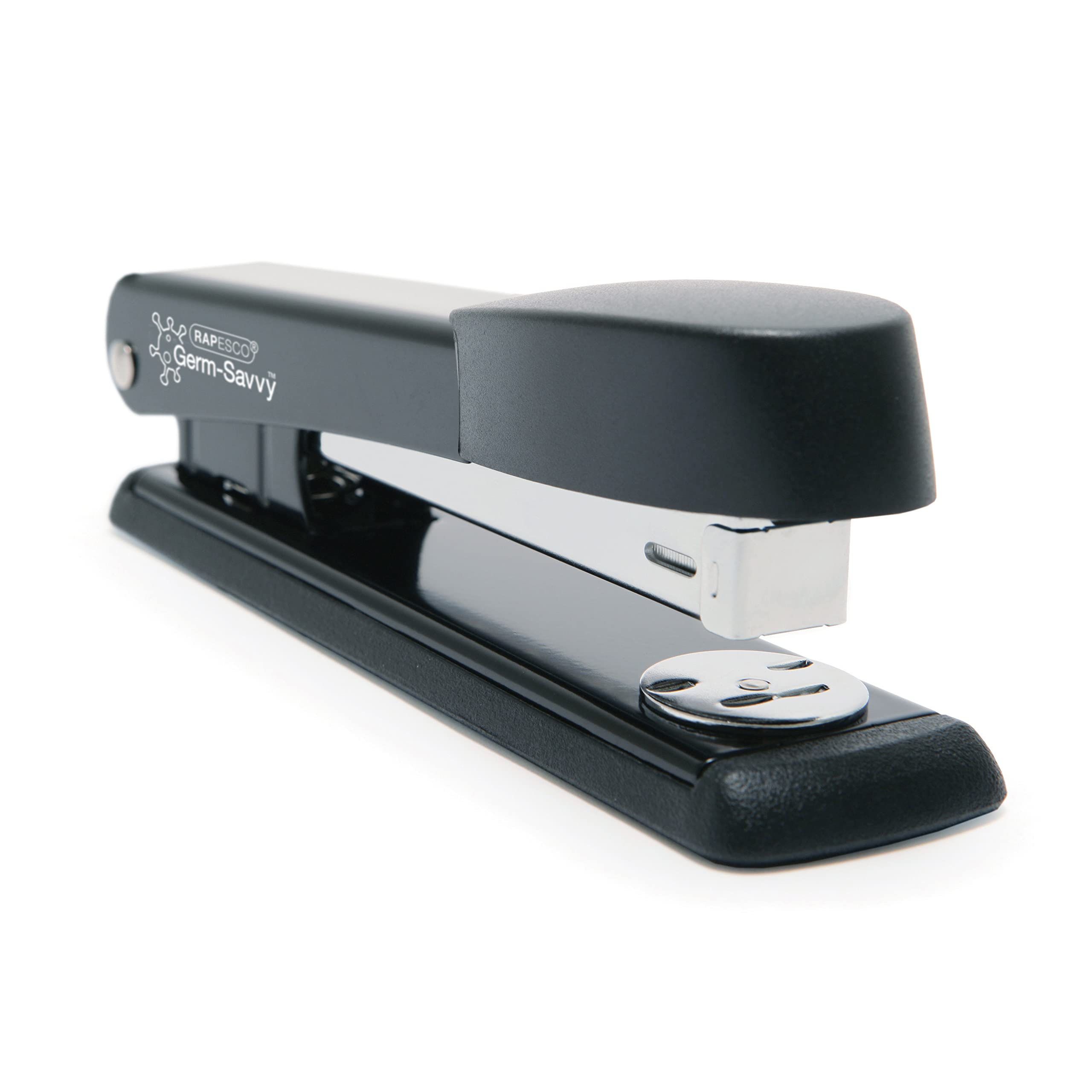 Rapesco 1602 Germ-Savvy Antibacterial Marlin Stapler, 25 Sheet Capacity and