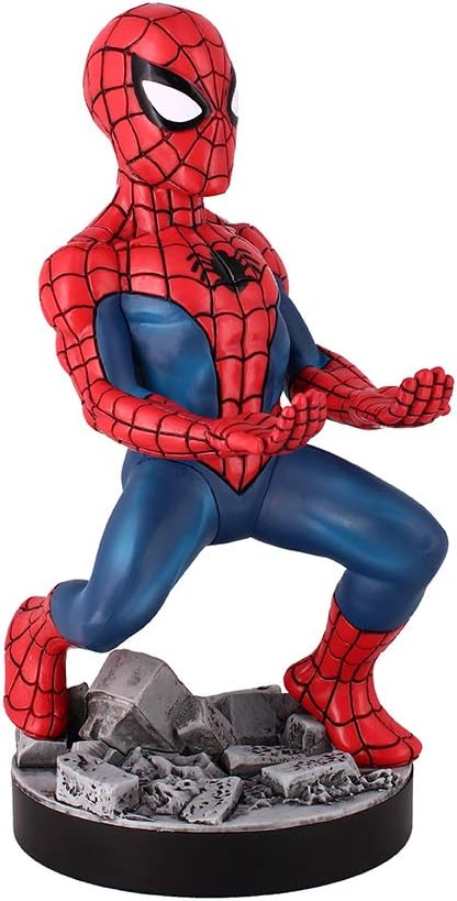 Spider-Man Classic Cable Guy - Controller & Phone Holder with 2-in-1 Charging Cable