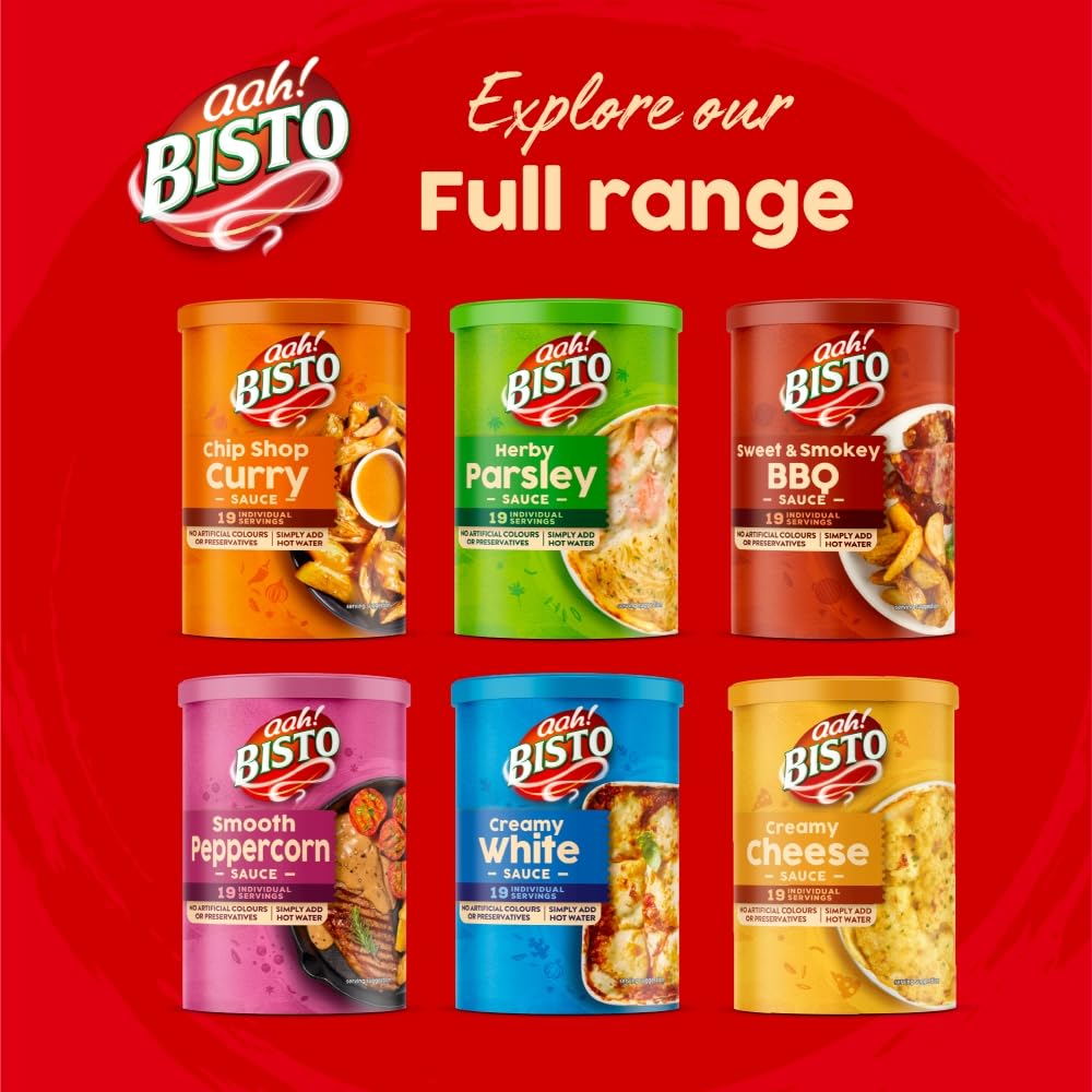 Bisto Deliciously Creamy Parsley Sauce Mix - Vegetarian Friendly | 170g Drum 7