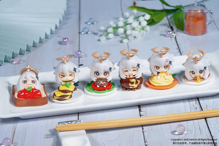 MiHoYo Genshin Impact pack 6 figurines Paimon 6 cm