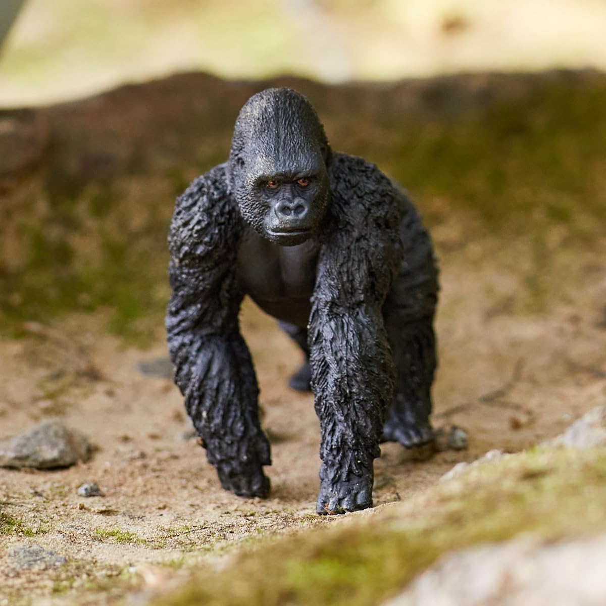 SCHLEICH Male Gorilla Figure - Wildlife Animal Toy for Kids 36 Months+ 2