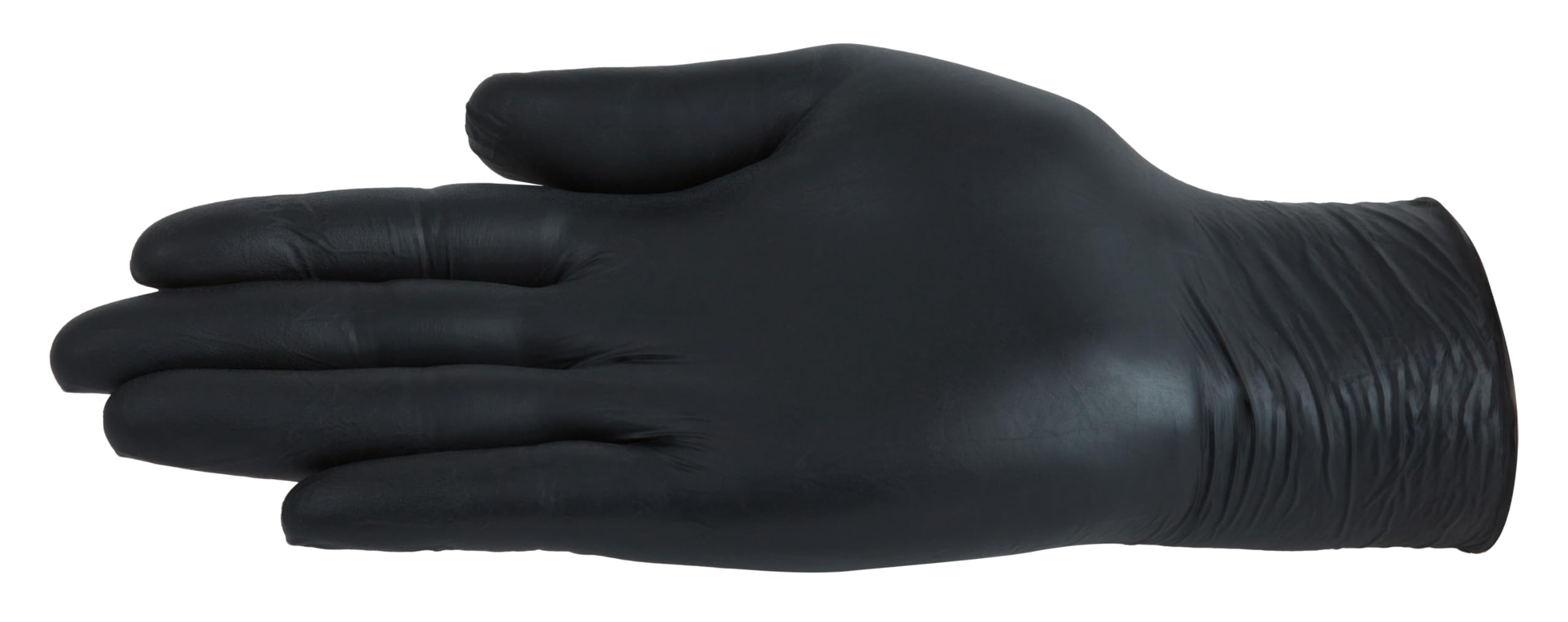 Spontex Handy Tough Disposable Gloves - Nitrile, Black, 20 Count | Food Safe 2