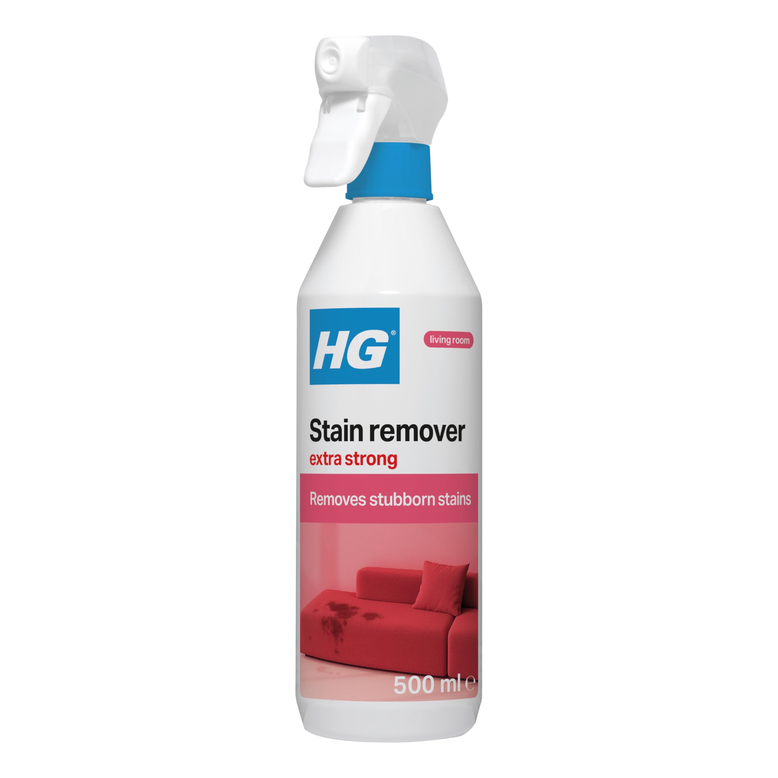 HG Stain Remover Extra Strong - Carpet & Upholstery Cleaner with Oxygen | 500ml