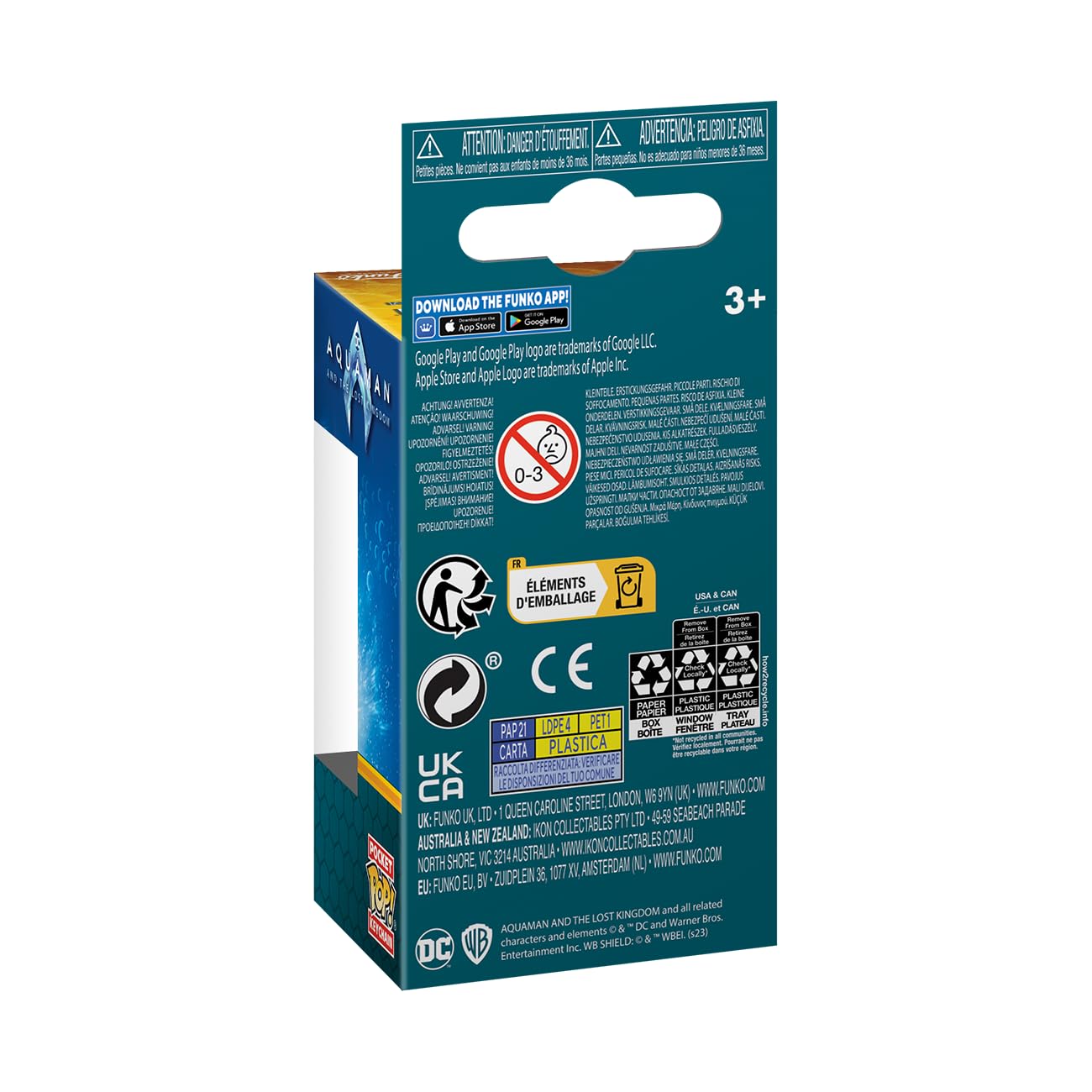 Funko Pop! Keychain: DC - Aquaman Vinyl Figure (67574) 11