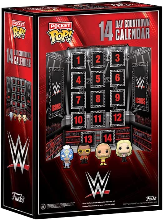 WWE – Countdown-Kalender 2023, 14 Tage Funko Pop! Vinyl