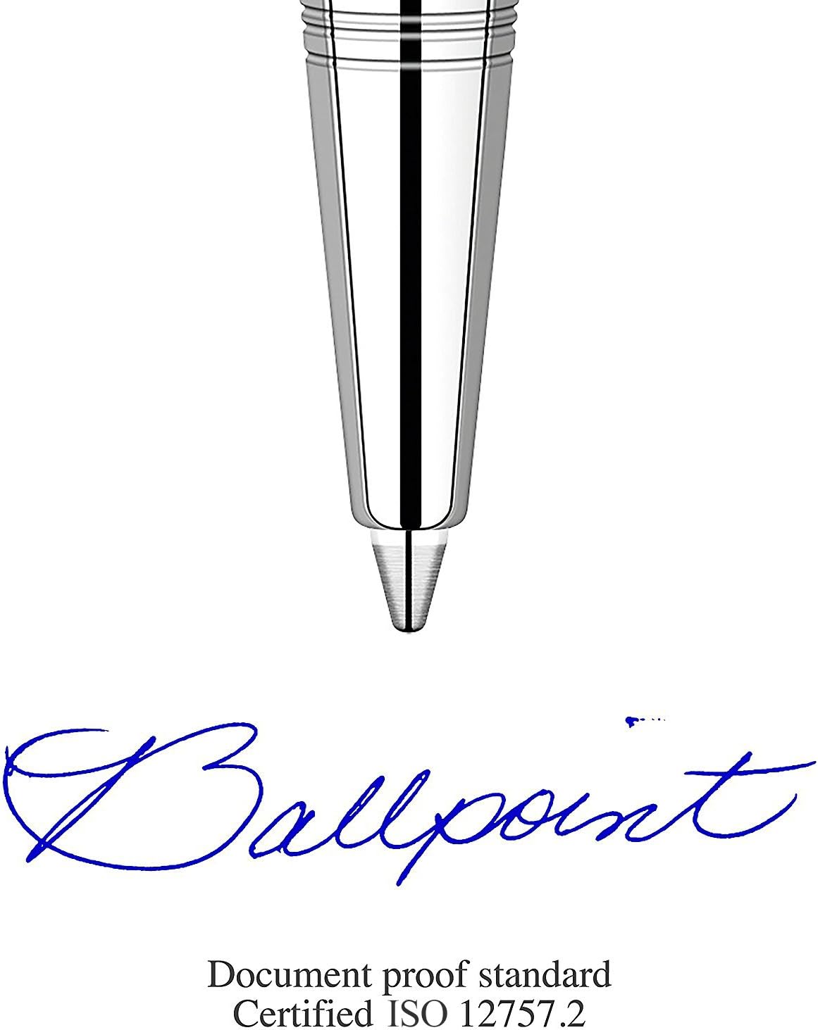 PARKER QUINKflow Ballpoint Pen Ink Refill, Medium Tip, Blue, 2 Pack 3