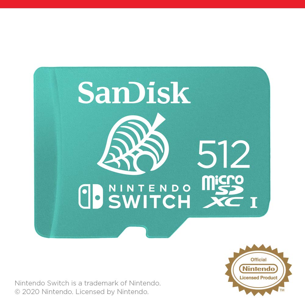 SanDisk 512GB microSDXC UHS-I Card for Nintendo Switch - Green 7