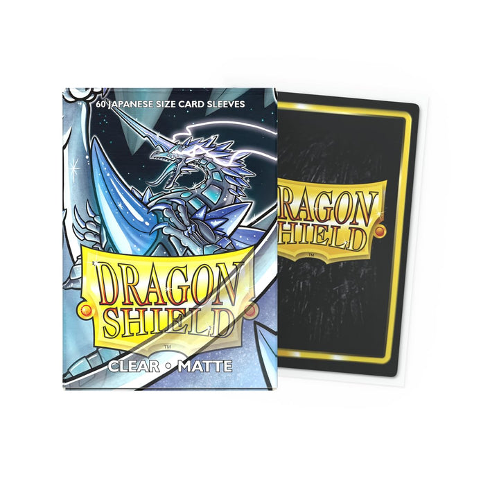 Dragon Shield Matte Japanese Clear Card Sleeves (60 Count) by Arcane Tinmen