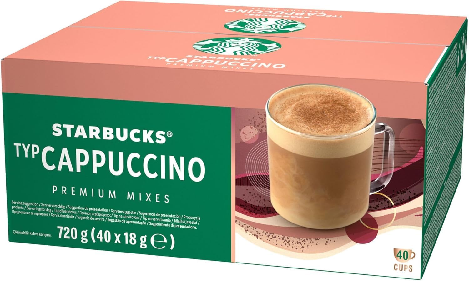 STARBUCKS - Cappuccino Instantkaffee-Beutel 40 x 18 g 3