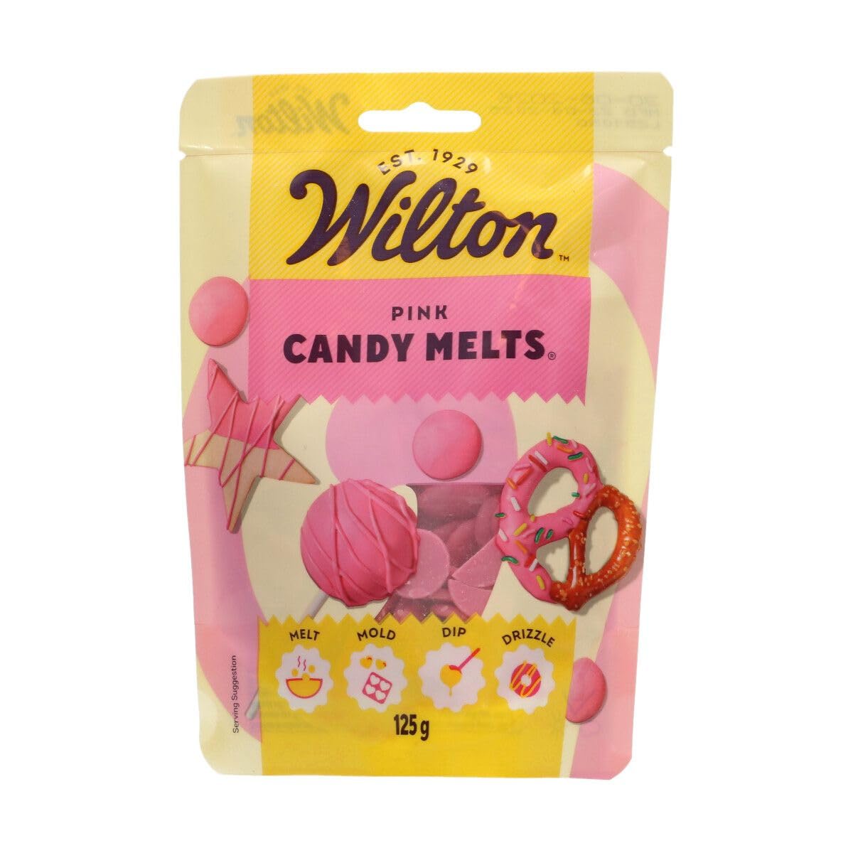 Wilton Candy Melts Pink - Melting Candy with Sweet Creamy Flavour for Molding, Dipping & Drizzling 1