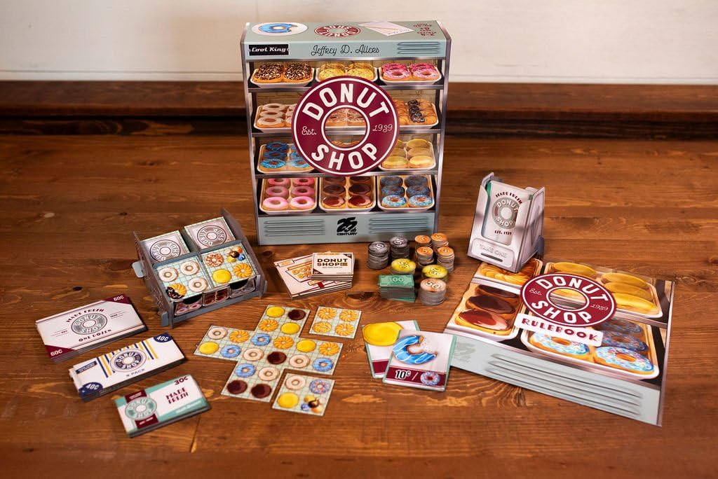 25th Century Games Donut Shop Board Game | 2-4 Players | 30 Min Playtime | Ages 9+ 4