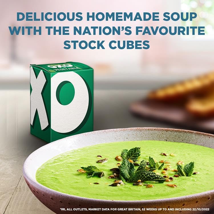 OXO Vegetable Stock Cubes - Plant-Based & Vegan, 60 Cubes, 378g 4