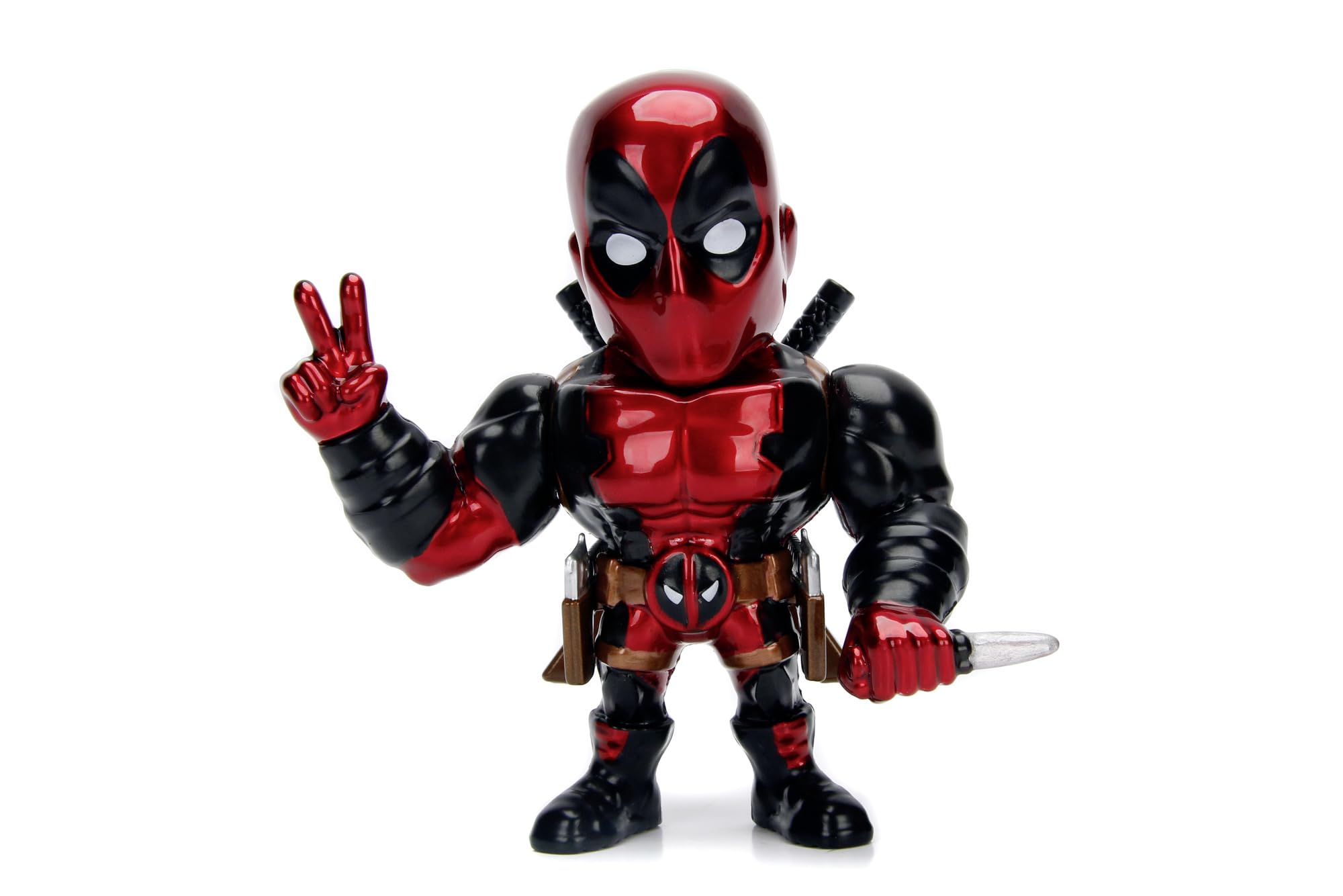 Jada Toys Marvel Deadpool Action Figure 10 cm Die-Cast Collectable | Red 1