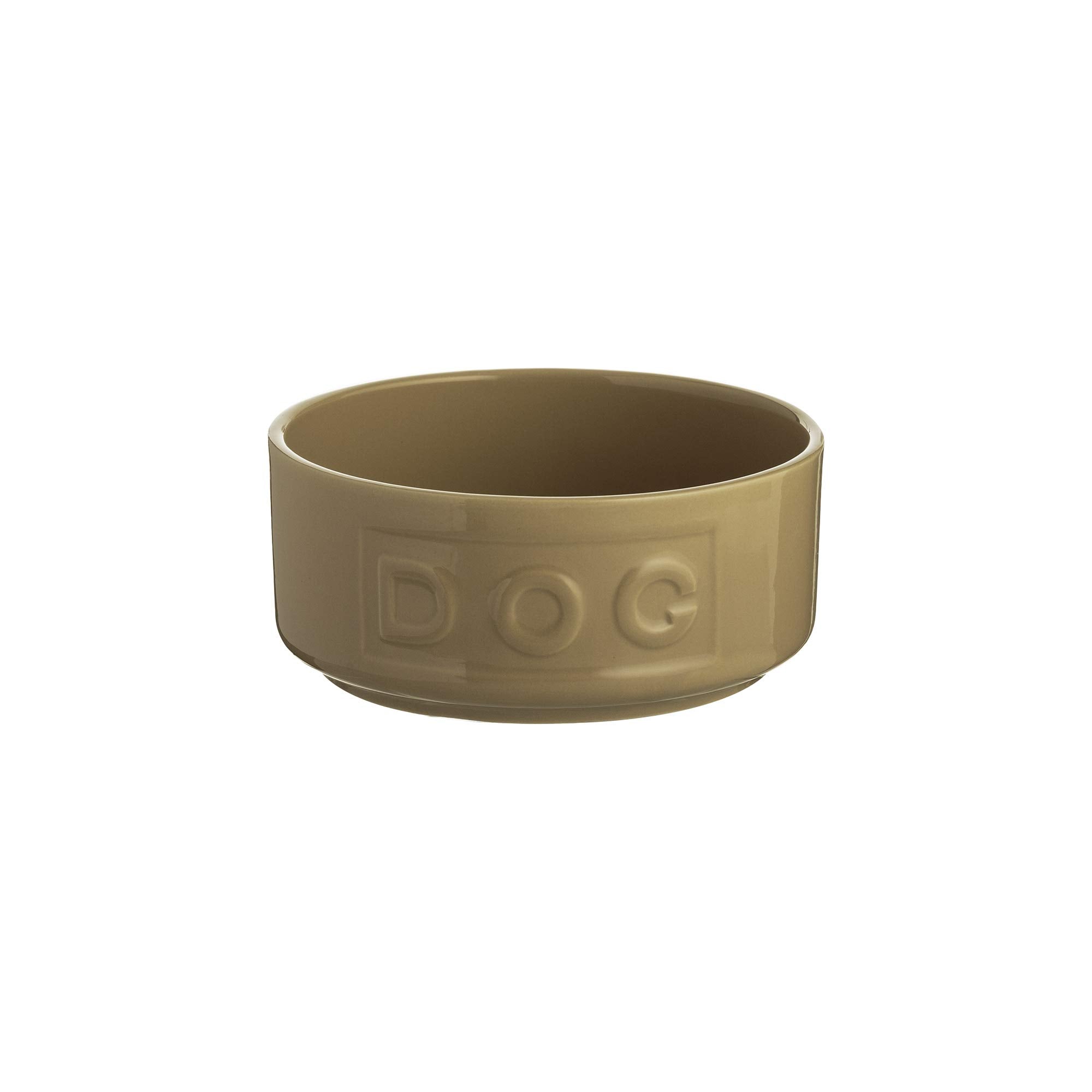 Mason Cash Cane Ceramic Dog Bowl - 400ml Capacity | Durable Stoneware | Ideal for Small Dogs