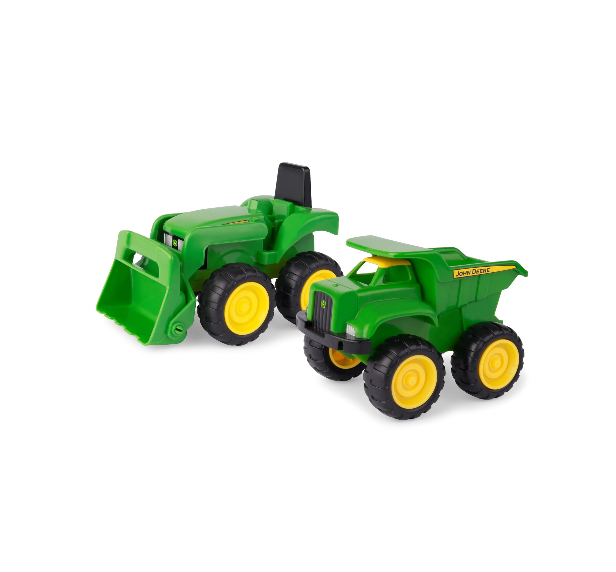 John Deere Dump Truck & Tractor Playset - 2-Piece Construction Vehicle Set for Toddlers 1