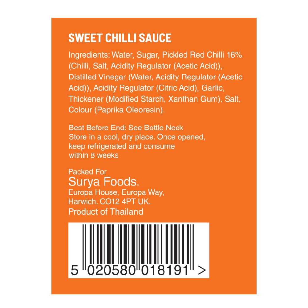 THAI DRAGON Sweet Chilli Sauce - Fruity & Spicy Edge | 700ml Bottle
