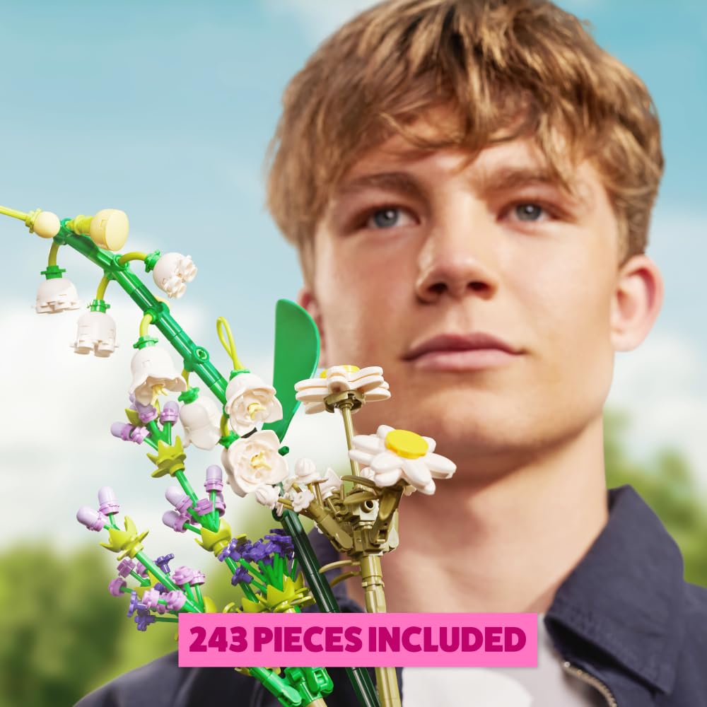 MAX Premium Flowers Building Bricks Collection - 10 to Collect, 243 Pieces per Capsule 2