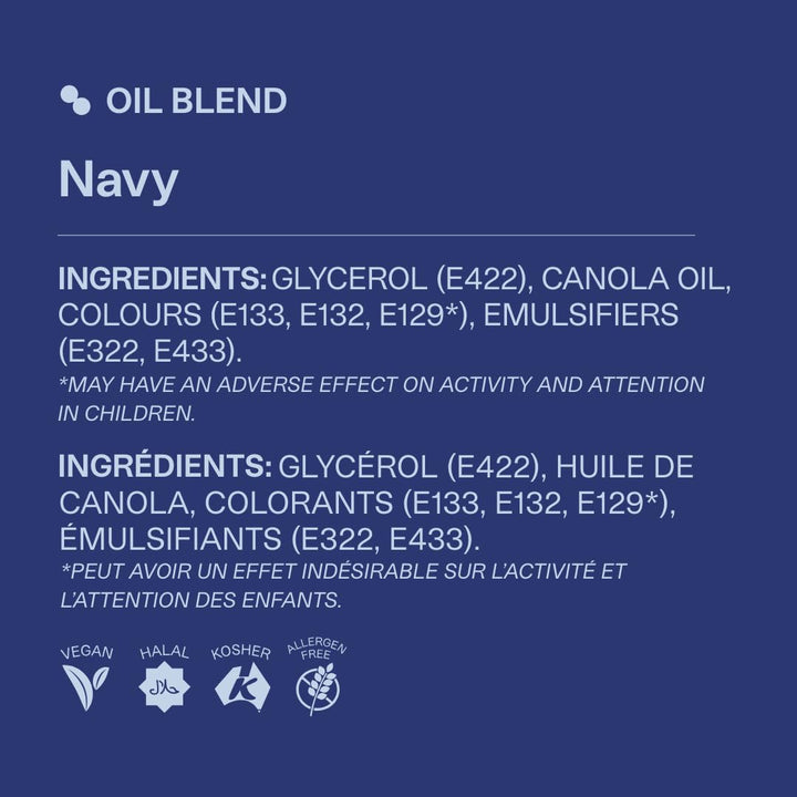 Colour Mill Oil Blend Food Colouring Navy - Oil-Based Baking Colour 20ml