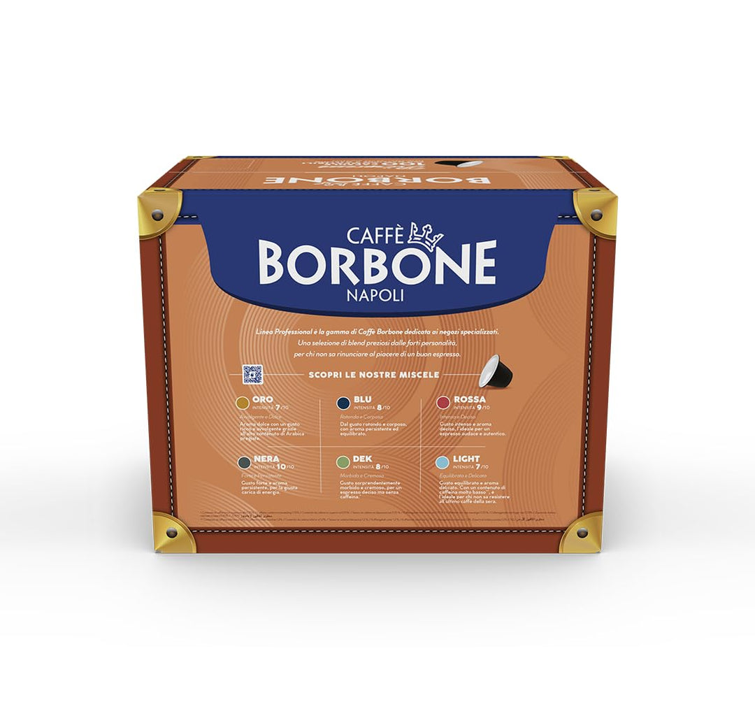 Caffè Borbone Respresso Light Coffee Blend - 100 Capsules, 50% Less Caffeine, Compatible with Nespresso® Machines