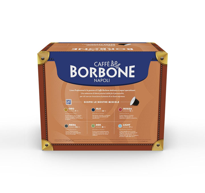 Caffè Borbone Respresso Light Coffee Blend - 100 Capsules, 50% Less Caffeine, Compatible with Nespresso® Machines