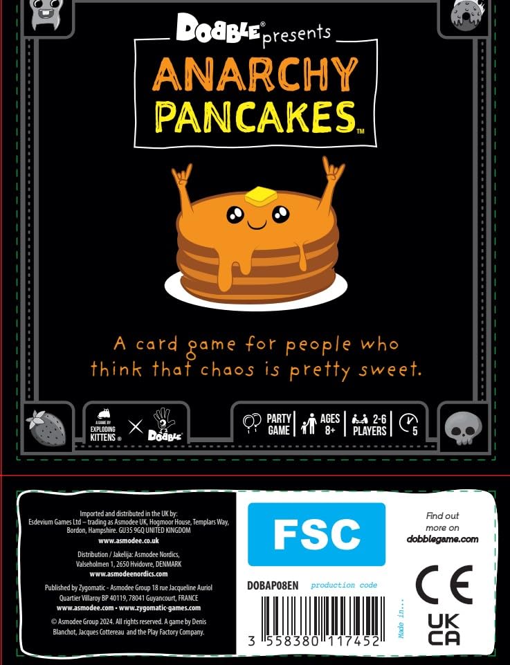Asmodee Anarchy Pancakes Card Game 6