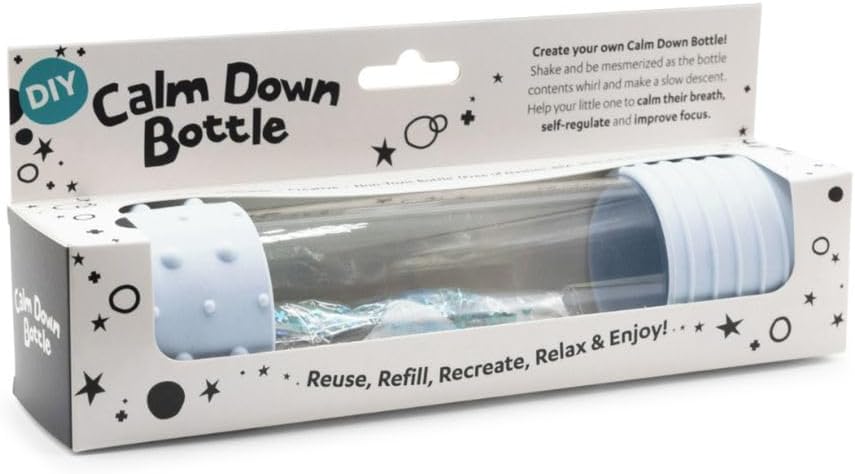 Jellystone Designs Calm Down Bottle - Snow Sensory Toy for Kids 3+ 1
