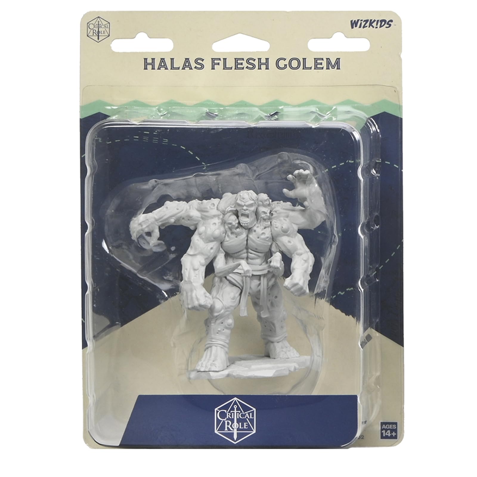 Critical Role Halas Flesh Golem, bemalbare Miniatur von WizKids