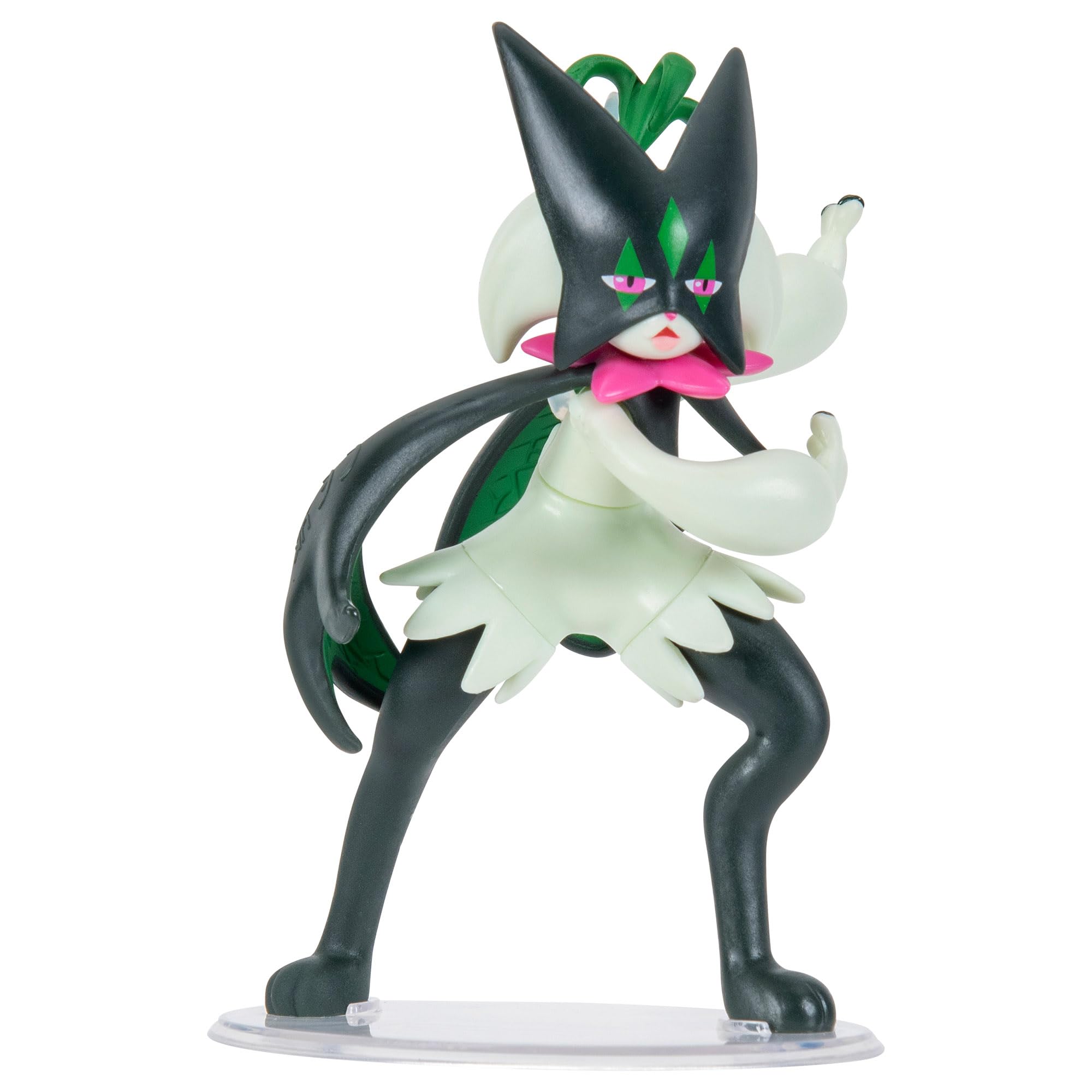 Pokémon Meowscarada Battle Figure - 4.5-Inch Articulated Action Figure with Attack Feature 1