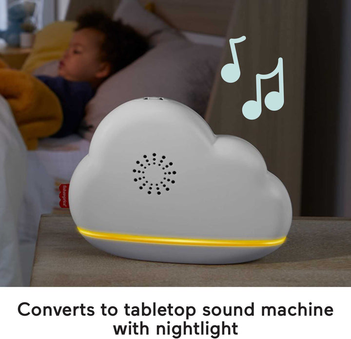 Fisher-Price Rainbow Showers Mobile aus Stubenwagen und Nachttisch, Tischschnuller