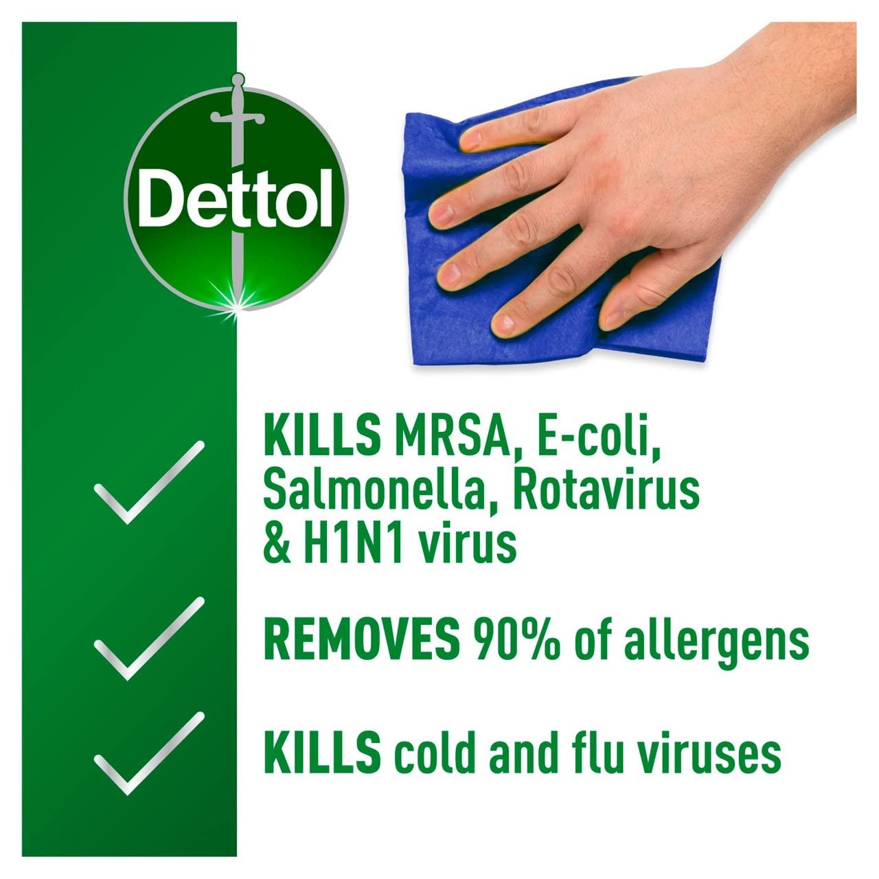Dettol Antibacterial Surface Cleaning Spray - Lime and Mint, 750 ml 3