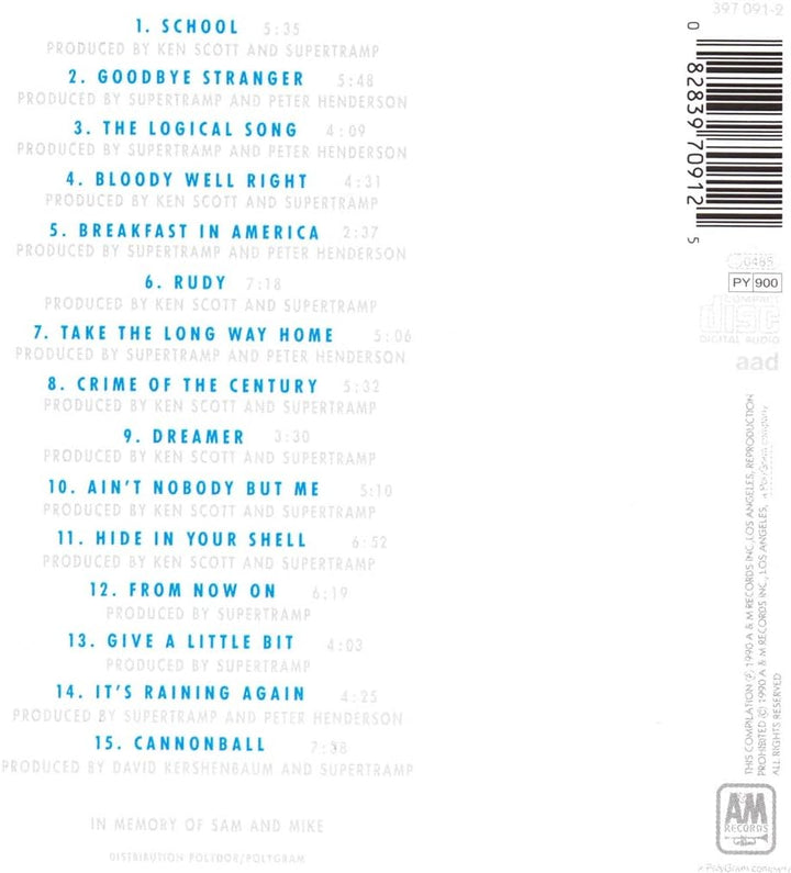Supertramp - The Very Best Of Audio CD