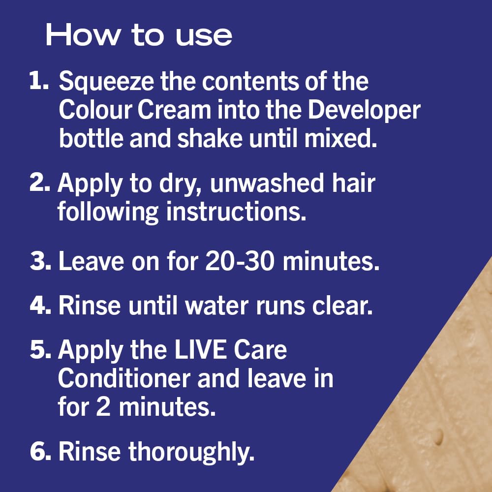 Schwarzkopf LIVE Intense Colour Honey Blonde B16 Permanent Hair Dye - Anti-Brassiness, Up to 80% Less Breakage, Vegan Formula 3