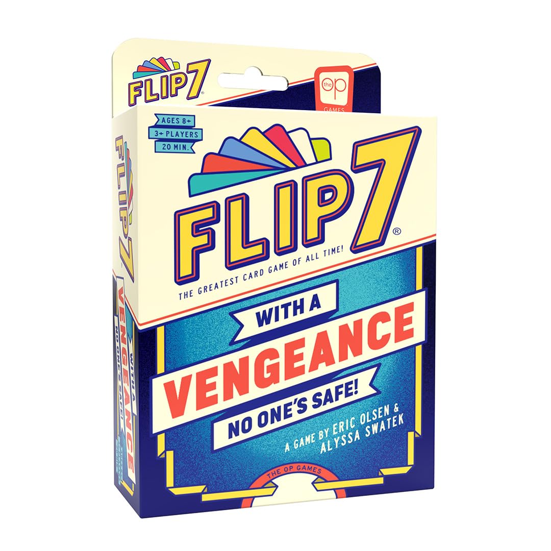 USAopoly Flip 7 With a Vengeance Party Card Game | Ages 8+ | 3+ Players 1