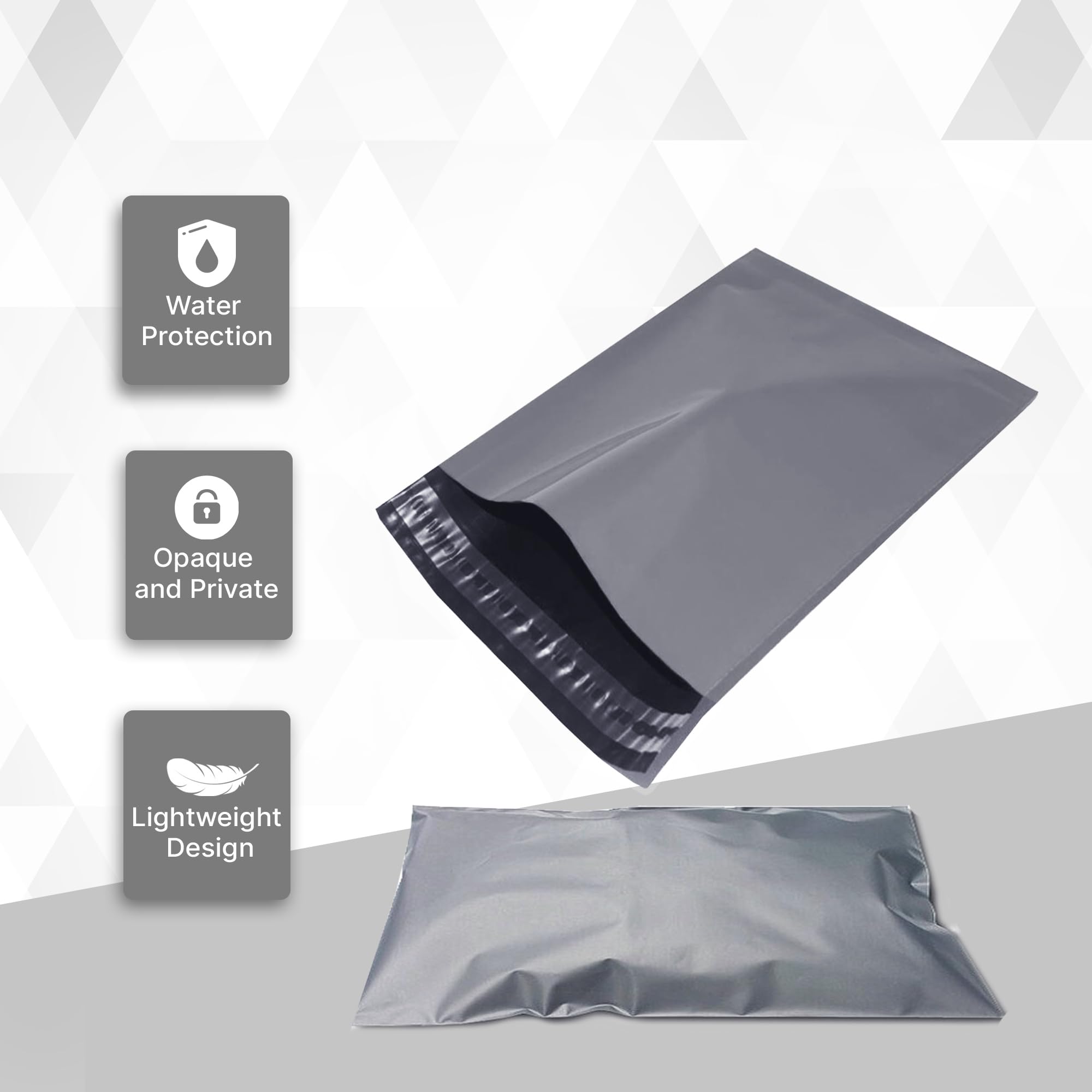 delka Mailing Bags - Tear-Resistant Poly Mailers for Documents & Clothing | 17x24 (Pack of 25) 3