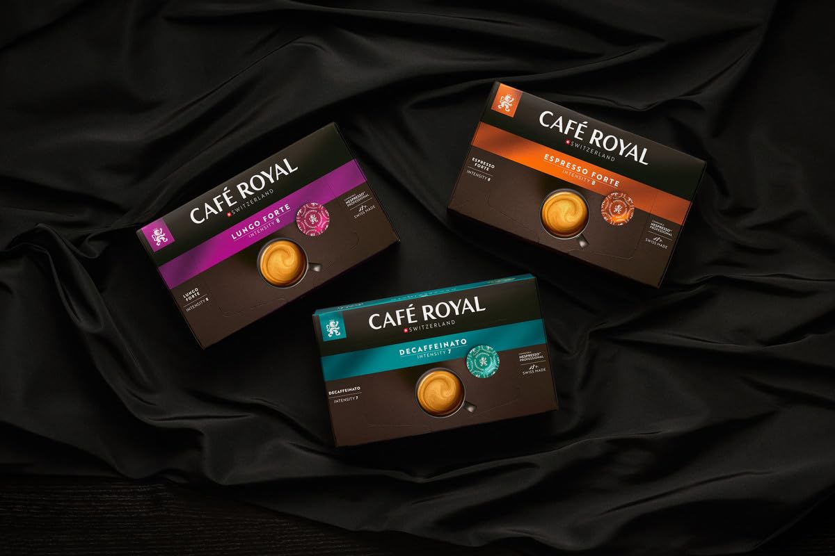 Café Royal Professional Pads, Ristretto, 50-Pack Nespresso Compatible, 100% Arabica, Rainforest Alliance Certified 7