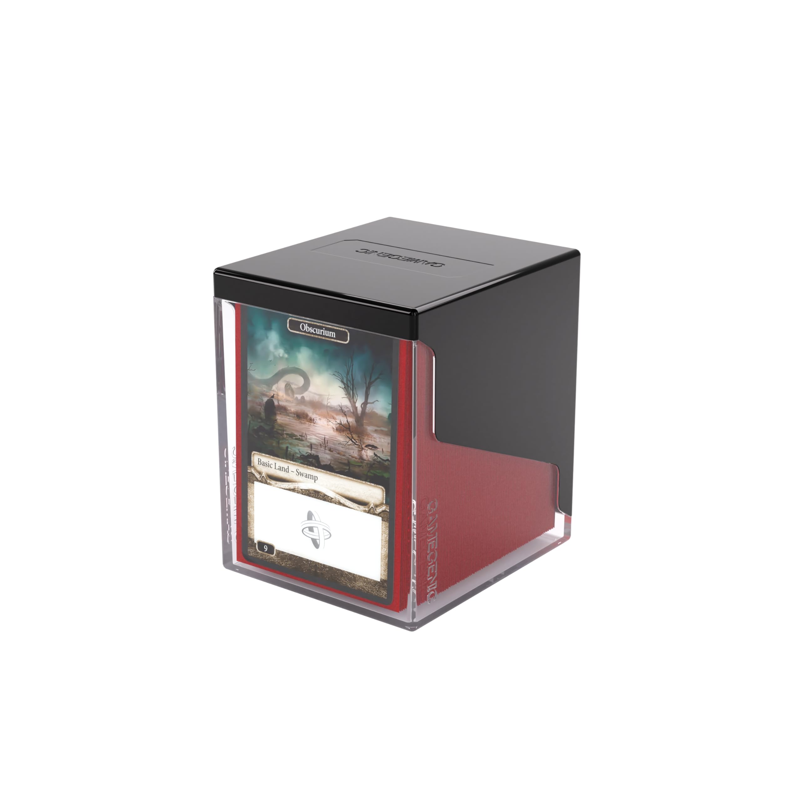 Gamegenic Bastion 100+ XL Deck Box - Black/Clear for TCGs 3