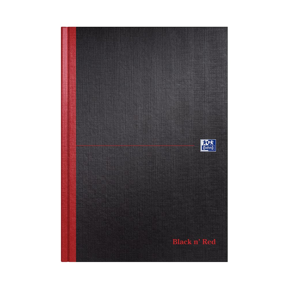 Black n' Red Casebound Composition Notebook - A4, 192 Pages, Single Cash Ruled