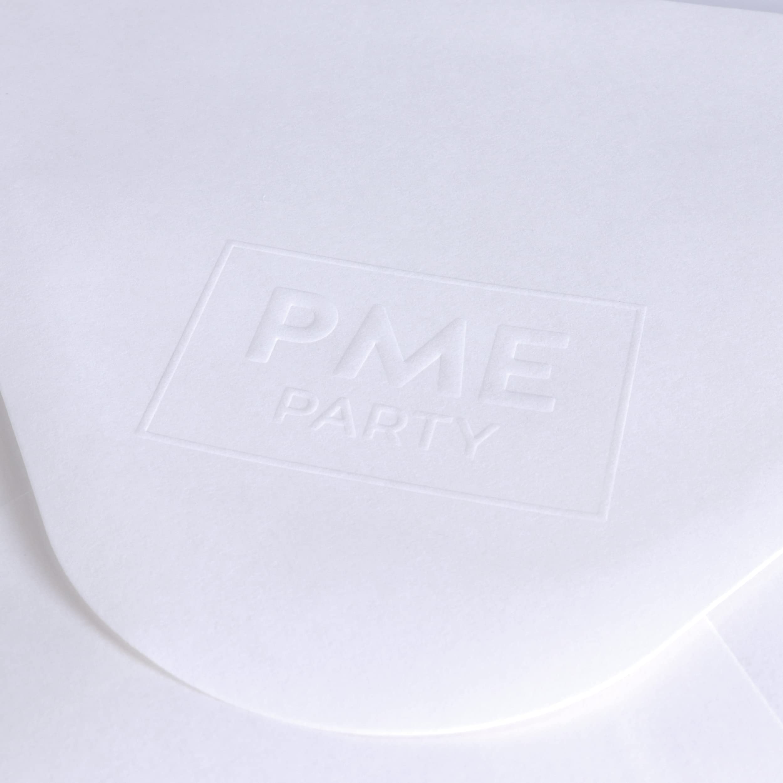 PME 'Happy Cake Day' Greeting Card - 300gsm Embossed Cardboard | 6x6 Inches 3