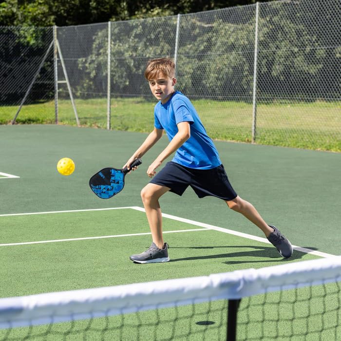 Toyrific Pickleball Paddles Set with Net and Balls - FSC-Certified Wood
