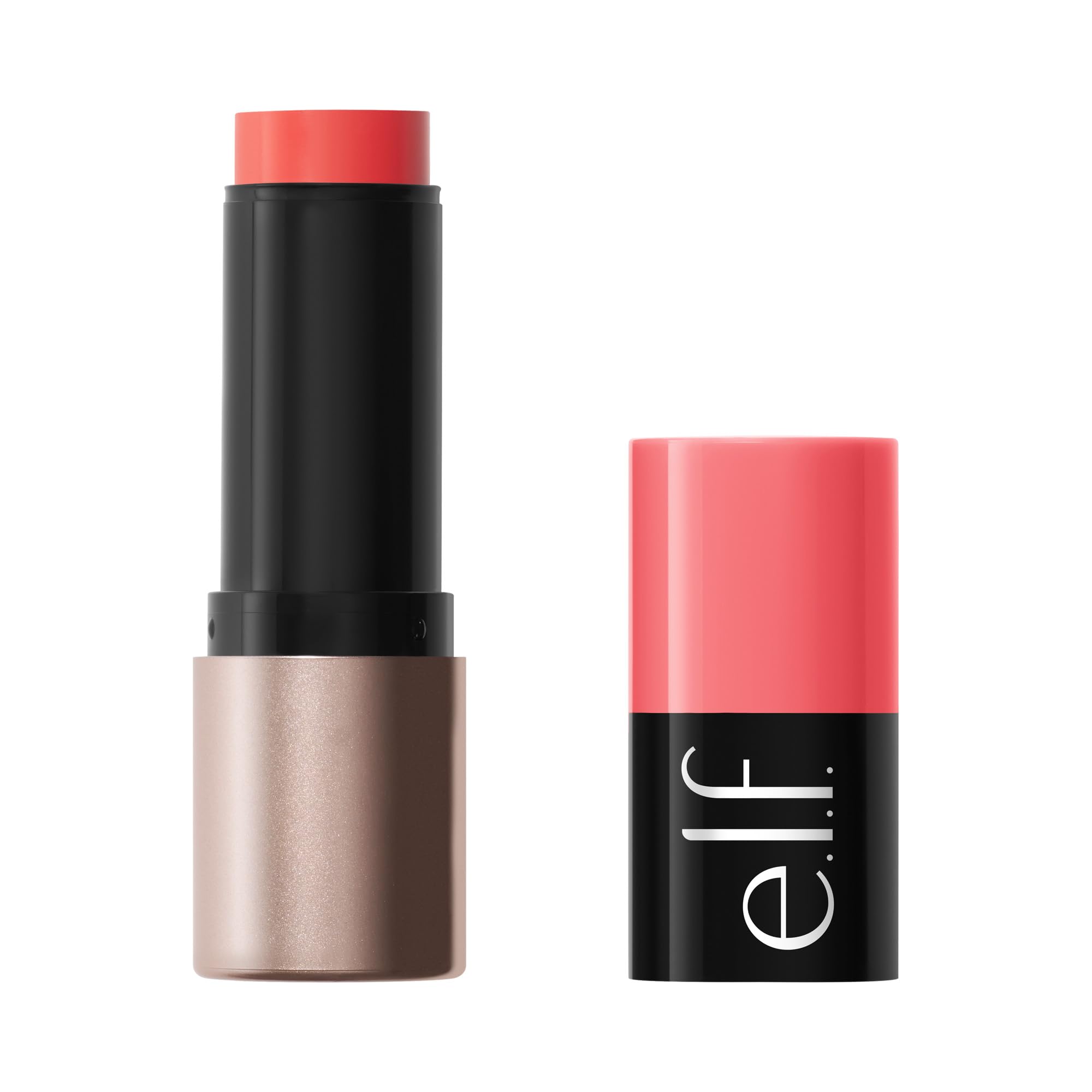 e.l.f. Soft Glam Cream Blush Stick - Melon-Drama | Crayon Form | Full Coverage 1