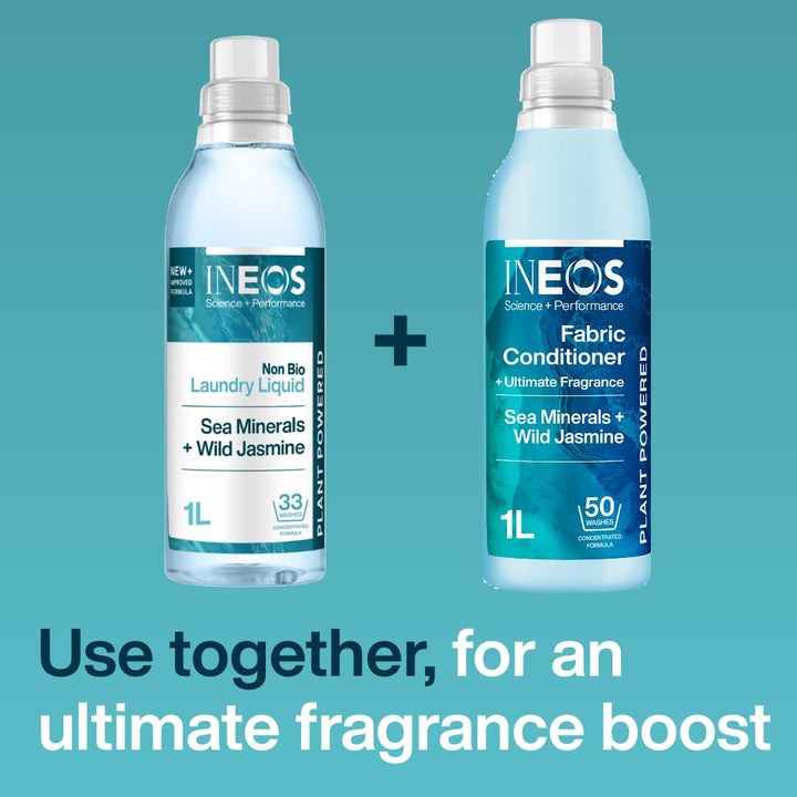 INEOS - Next-Gen Long Lasting Fabric Conditioner Sea Minerals + Wild Jasmine (1L)