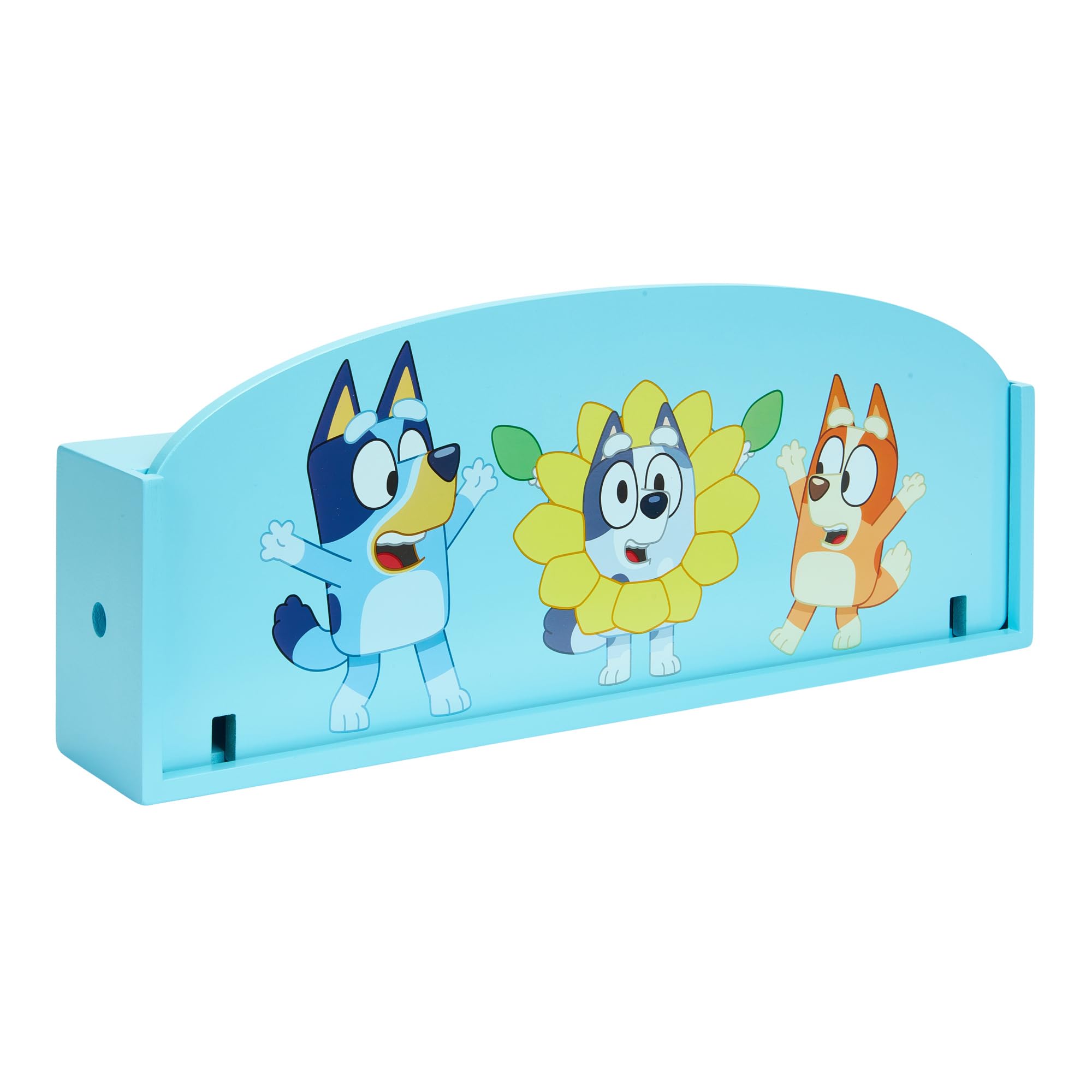 Bluey Wooden Puppet Theater Playset - FSC-Certified Wood, Includes 2 Hand Puppets 16