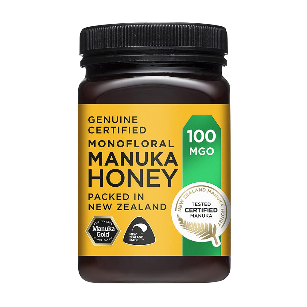 Manuka Gold Manuka Honey 100 MGO - Genuine New Zealand, 500g Cream Form 1