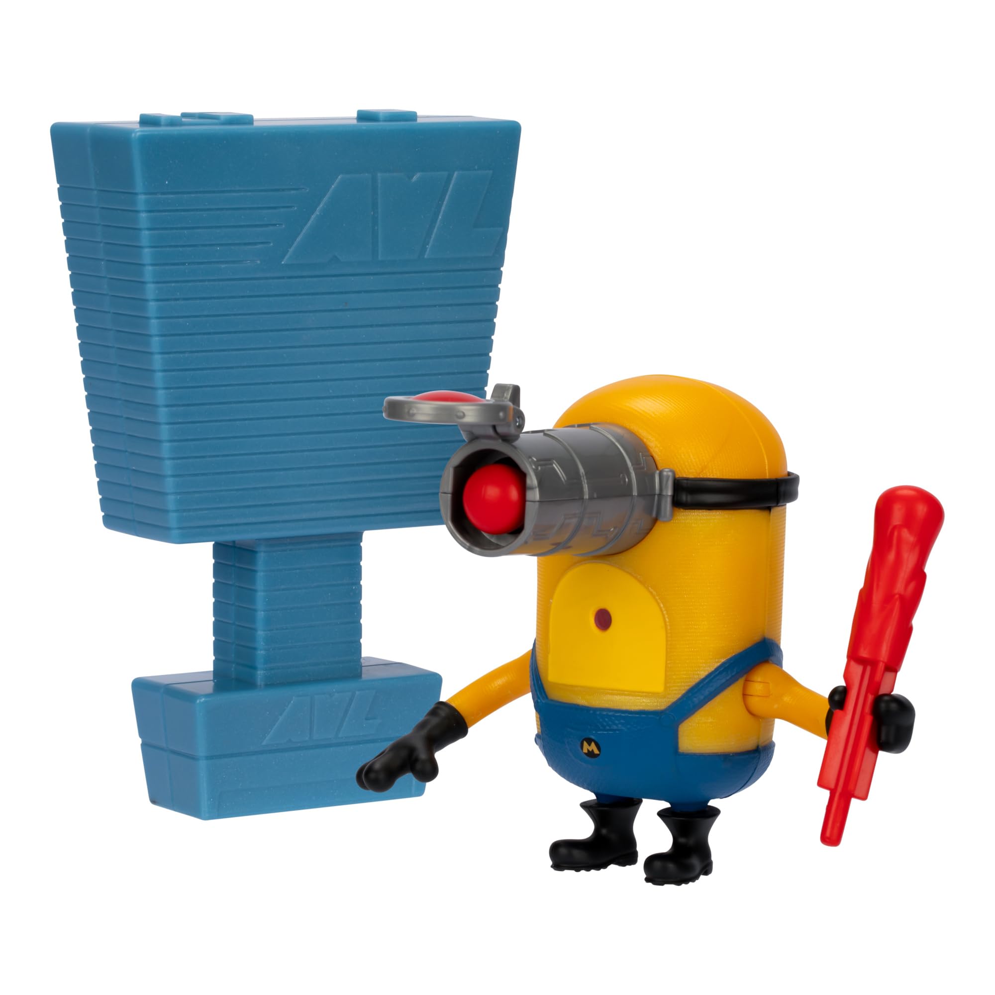 MINIONS Launch & Blast Mega Minion Mel Action Figure - Push-Activated Blaster Play Feature 1