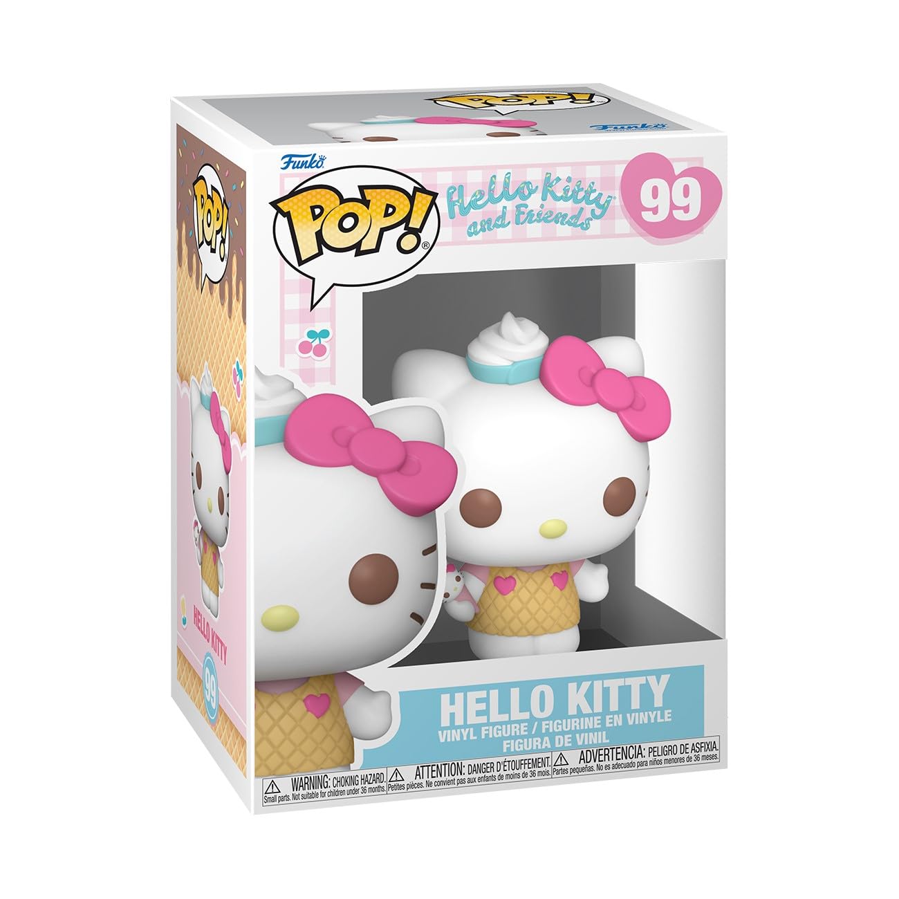 Funko Pop! Sanrio: Hello Kitty Vinyl Figure (IC) - Collectible Mini Statue 8