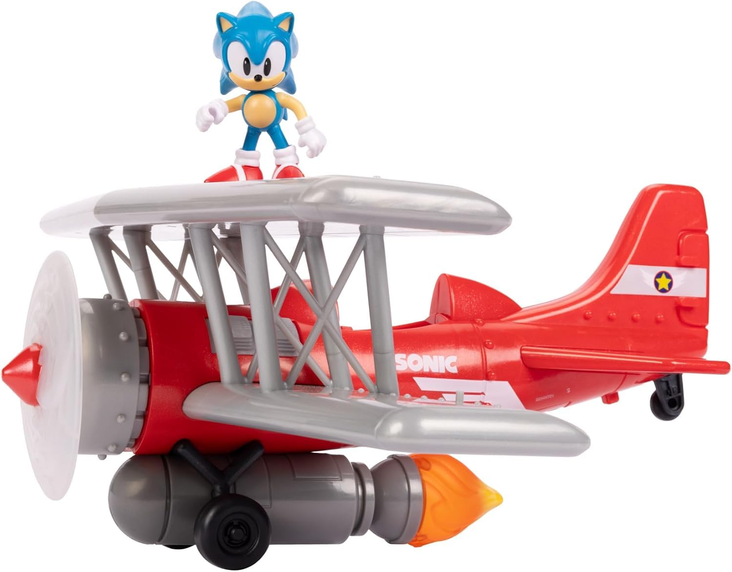 Sonic The Hedgehog Tornado Biplane Playset - Includes 6cm Sonic Figure 18