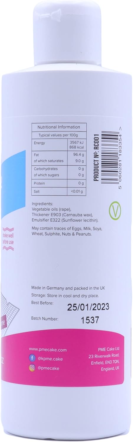 PME Release-A-Cake 236 g - Baking Release Agent for Cake Tins & Pans