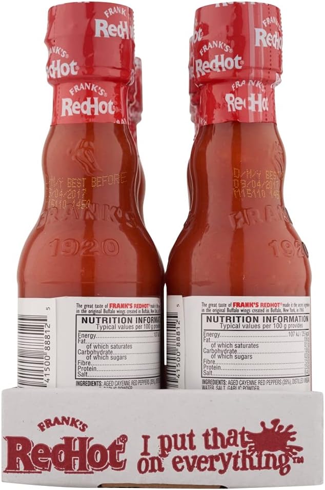 Frank's RedHot Original Cayenne Pepper Sauce 148 ML | Pack of 6 3