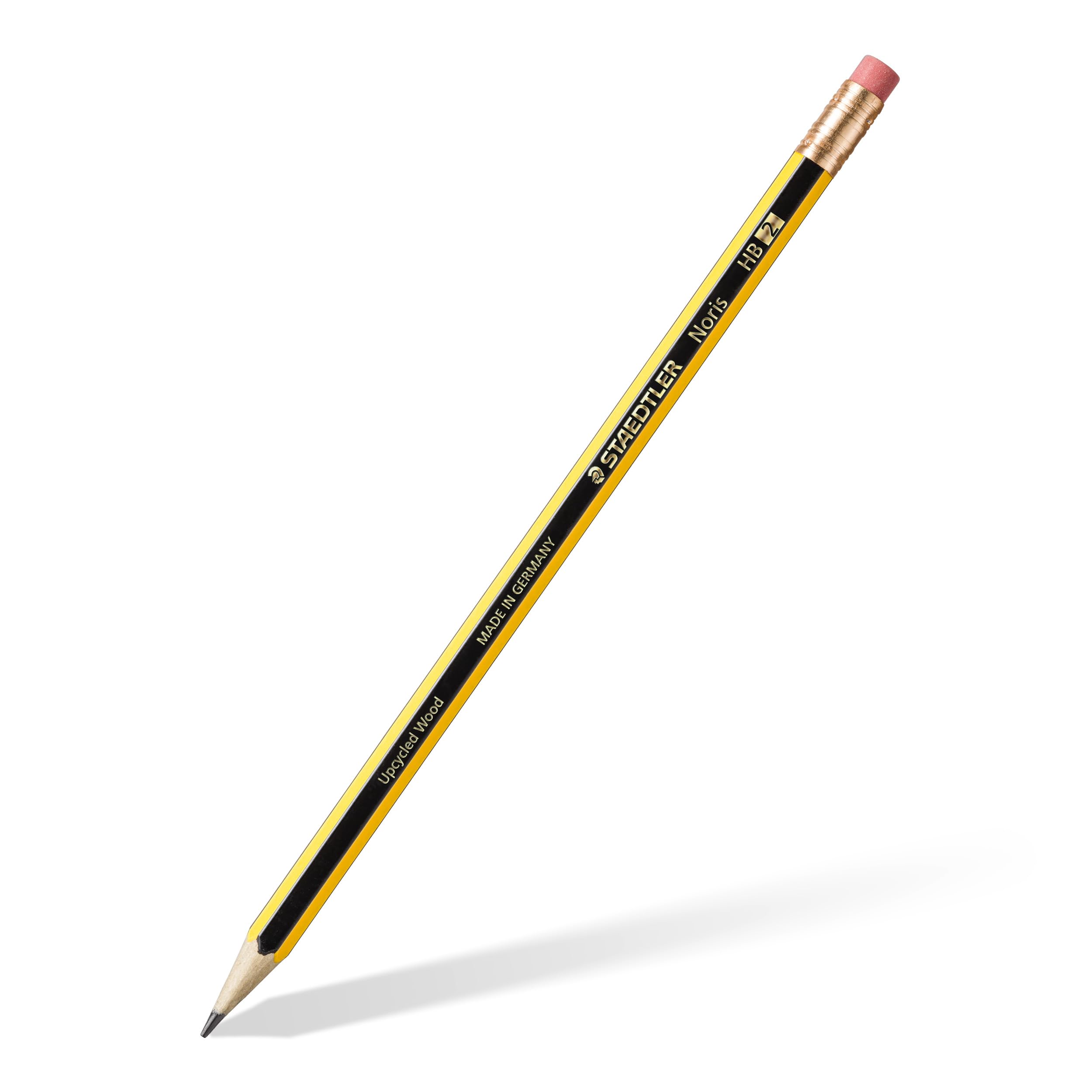 STAEDTLER Noris 122-HB Pencils - HB Hardness, Break-Resistant Lead | Box of 12 2