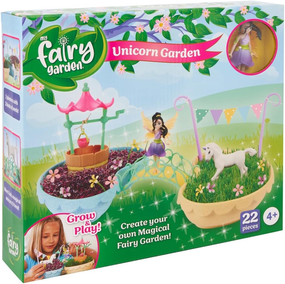 My Fairy Garden - Unicorn Garden Playset for Kids 4-10 Years 1